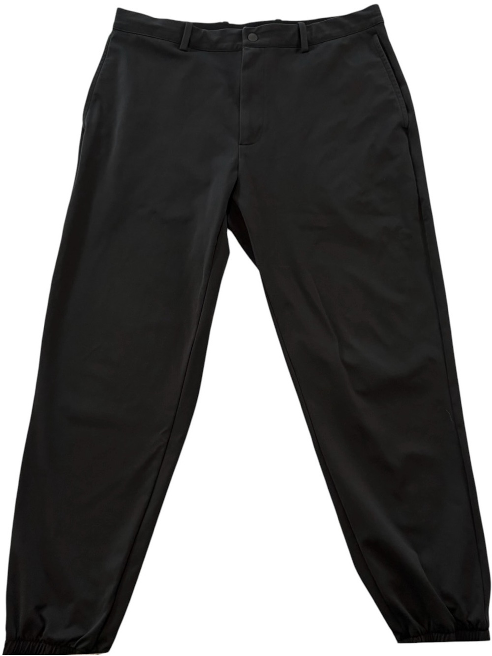 Uniqlo Men’s Black Drawstring Performance Pants Size L Athleisure Minimalist
